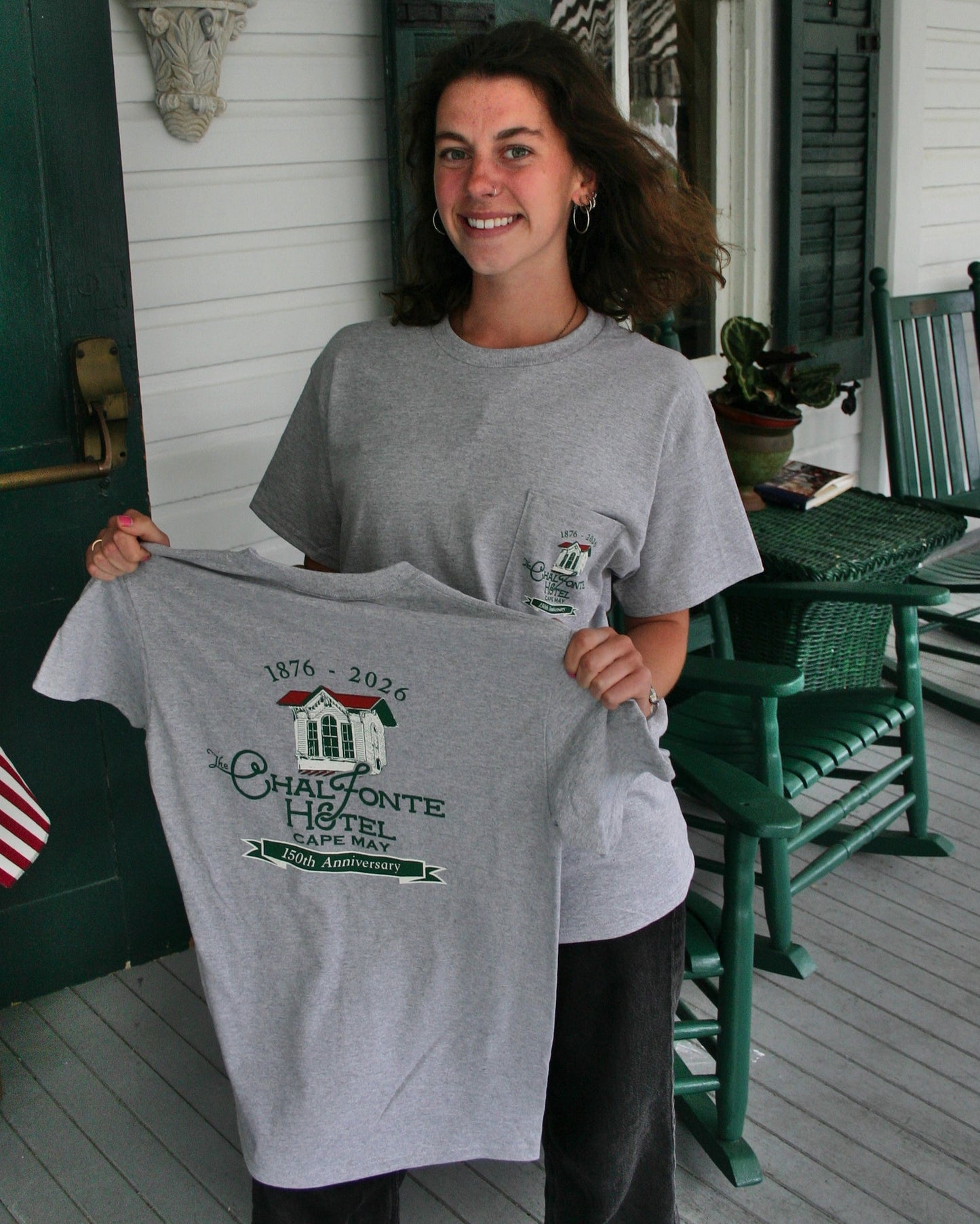 The Chalfonte Hotel 150th Anniversary Pocket Tee